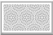 Flower geometric pattern with dots, a Decorative Illustration by RODINA (Thumbnail 3 of 3)