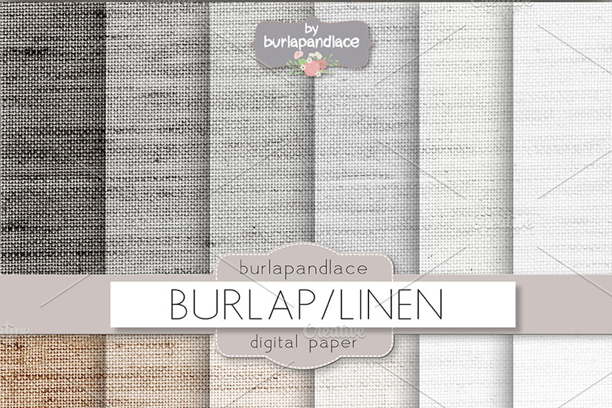 Burlap linen grey beige digitalpaper