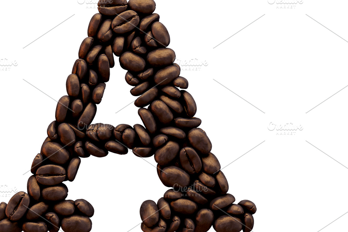 Coffee - OTF colour font + Extras preview 4
