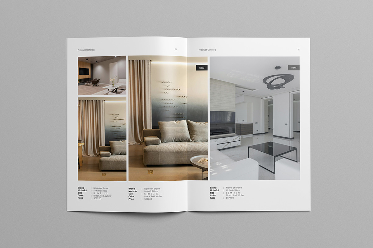 Product Catalog Layout | InDesign, a Brochure Template by HiveArts (Photo 8 of 9)