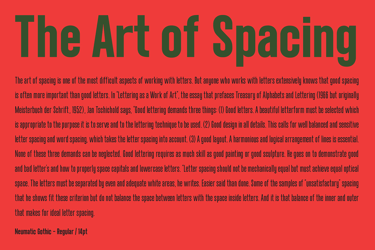 Neumatic Gothic, a Sans Serif Font by Arkitype (Photo 9 of 16)