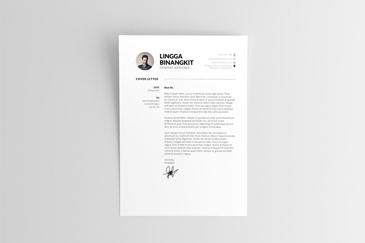 Elegant Resume, a Resume Template by binangkit (Photo 3 of 4)