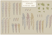Fresco collection Wisteria bloom, a Wallpaper Graphic by Natalia0307 (Thumbnail 4 of 25)