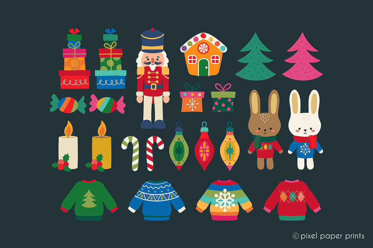 Cute Little Christmas, an Object Graphic by PixelPaperPrints (Photo 4 of 7)