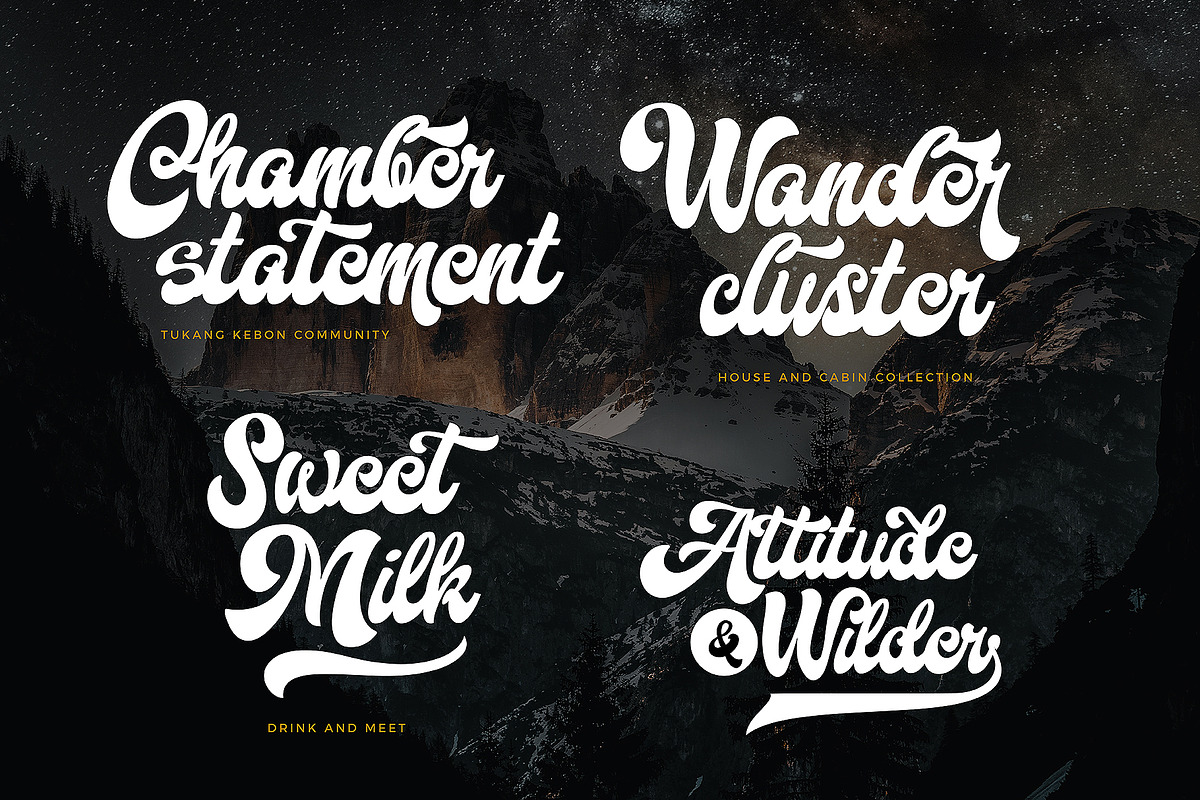 Hallway Typeface., a Sans Serif Font by Fortunes Co (Photo 9 of 15)