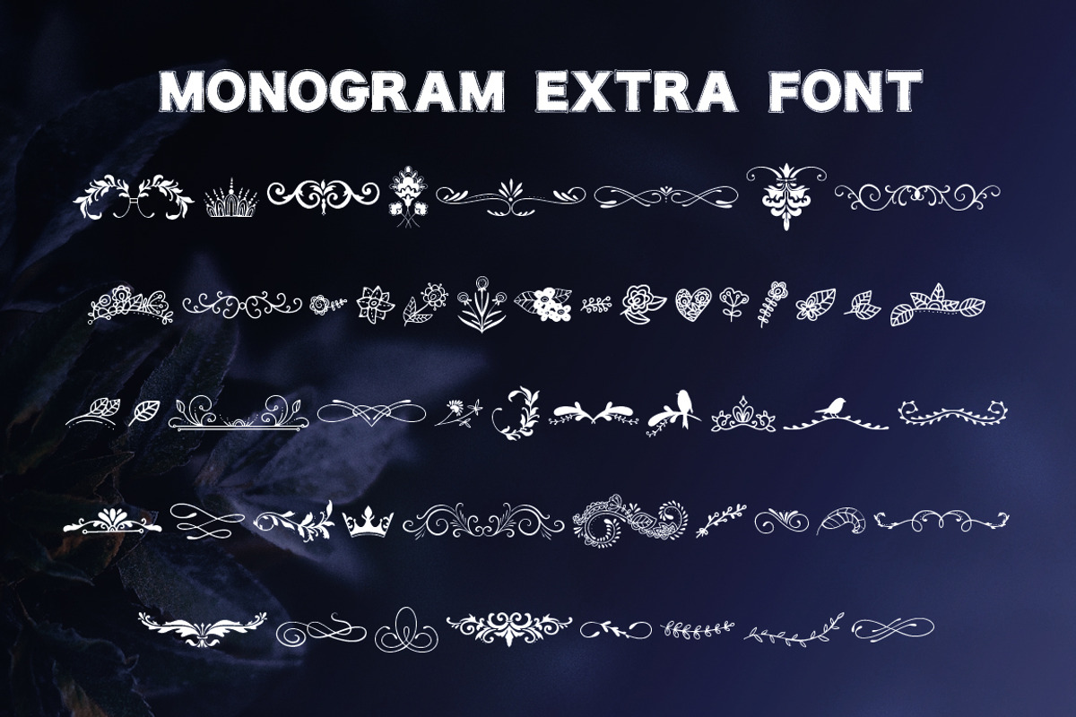 Monogram · 5 fonts · 20 frames preview 8