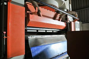 Close-up ceramic tile press forming section, an Industrial Photo by Davizro's Market