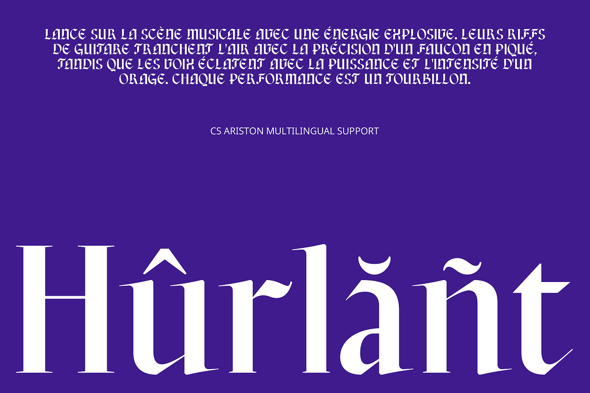 CS Ariston – Blackletter Font, a Blackletter Font by Craft Supply Co. (Photo 5 of 8)