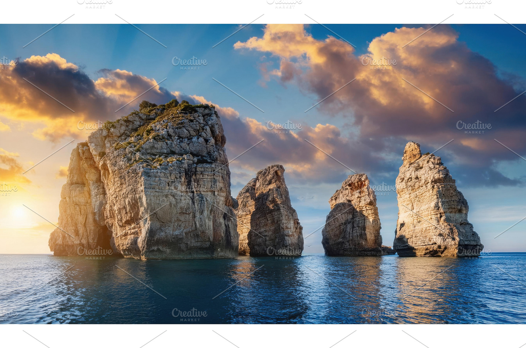 Towering rock formations emerging, a Nature Photo by Igor Tichonow