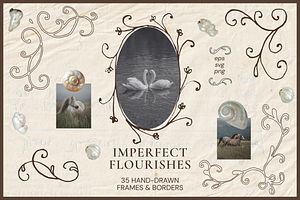 Imperfect Frames & Borders, a Decorative Illustration by Veronika Gotovceva
