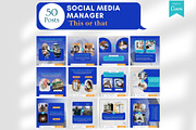 Social Media Manager -Canva Posts, a Social Media Template by Viral Content Design (Thumbnail 9 of 17)