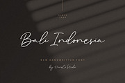 Bali Indonesia Font Handwriting, a Handwritten Font by Burhan Afif (Thumbnail 1 of 10)