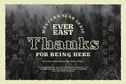 Evereast Western Slab-Serif, a Slab Serif Font by Nocturnal Workspace (Thumbnail 9 of 9)