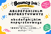 Bouncy Ink - Playful Hand-Drawn Font, a Handwritten Font by brandingpro (Thumbnail 2 of 4)