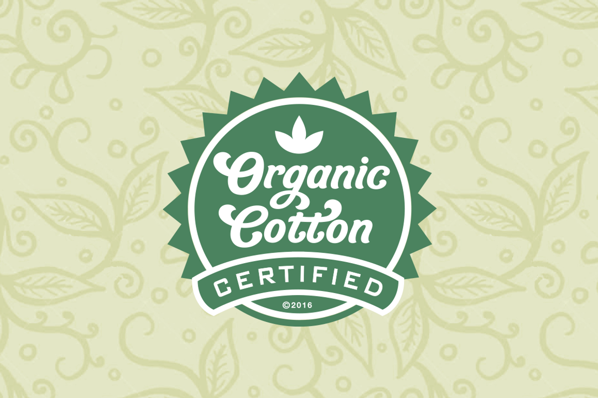 Organic Cotton, a friendly font