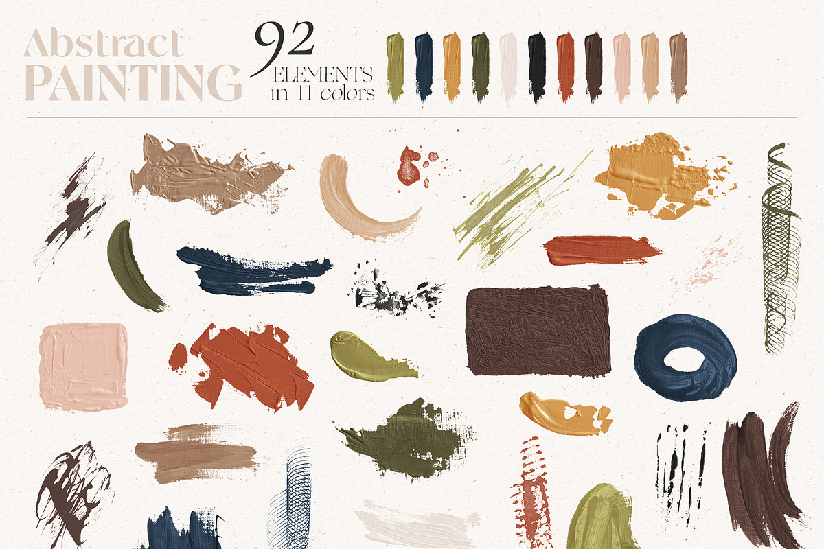 Oil Fine Art Abstract Texture Bundle, a Texture Graphic by Veris Studio (Photo 19 of 20)