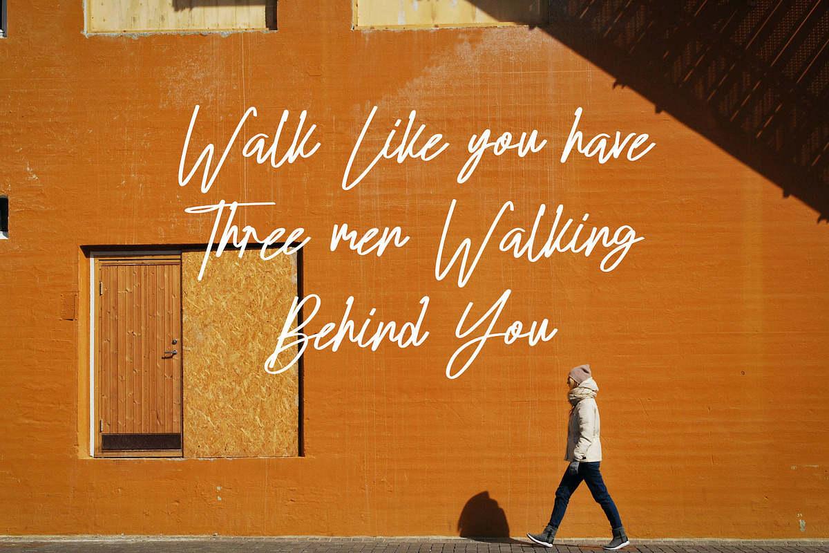 Oyange - Brush Calligraphy Font, a Script Font by StringLabs (Photo 4 of 12)