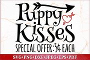 Valentine Dog Bundle SVG, a Seasonal Illustration by RossiGalleria (Thumbnail 11 of 16)