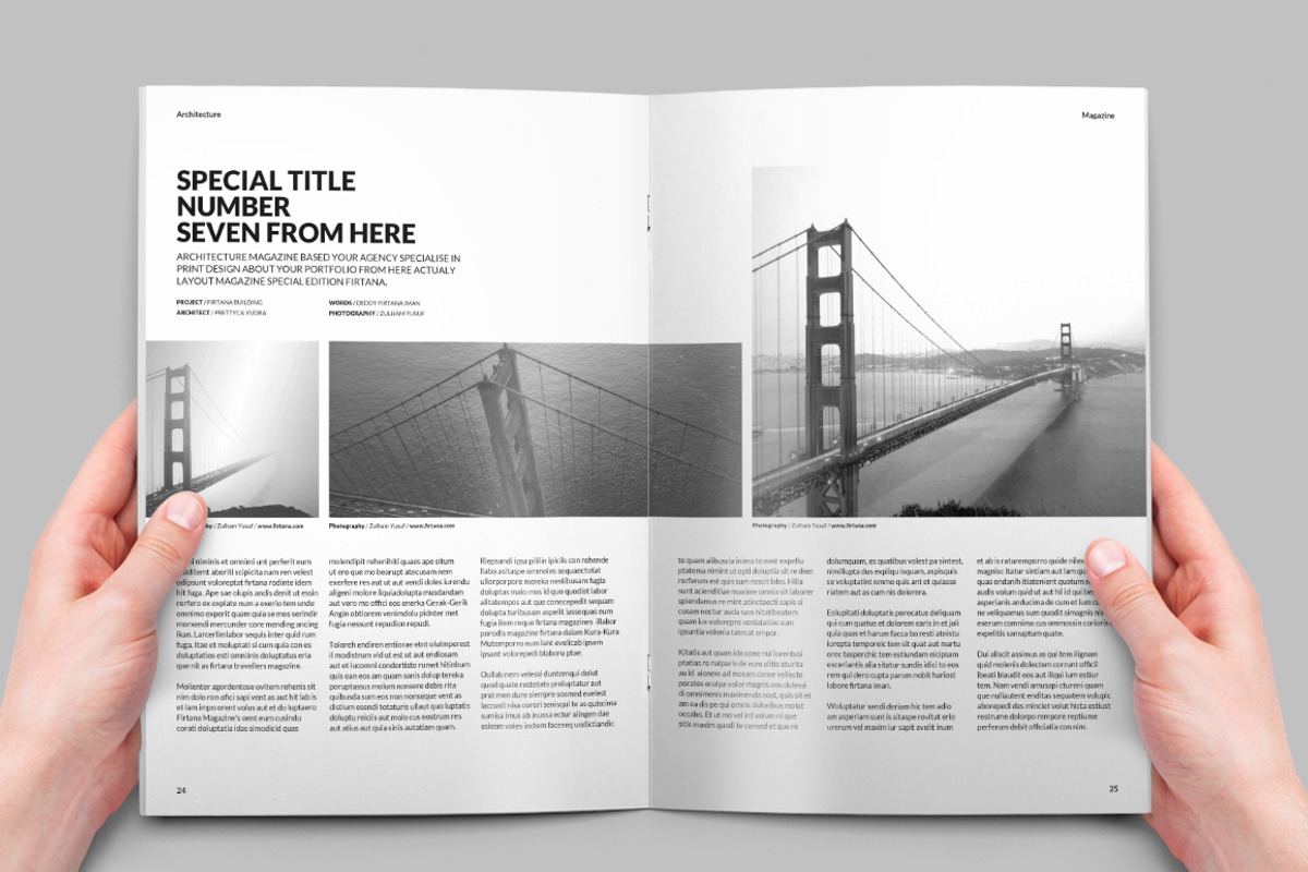 Architecture Magazine, a Magazine Template by Firtana (Photo 6 of 10)