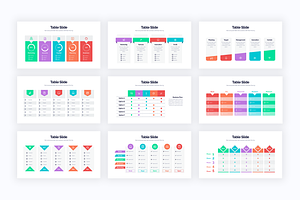 Table Keynote Infographics