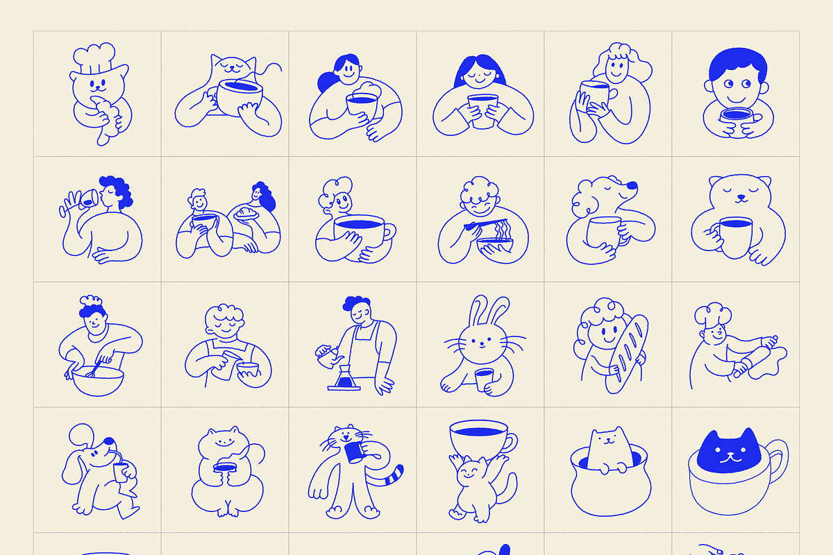 Cafe, vector illustrations, prints, a Graphic by venimo (Photo 13 of 14)