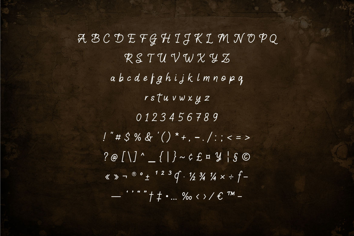 Benyom - Handwritten Script Font, a Handwritten Font by Mightyfire (Photo 4 of 4)