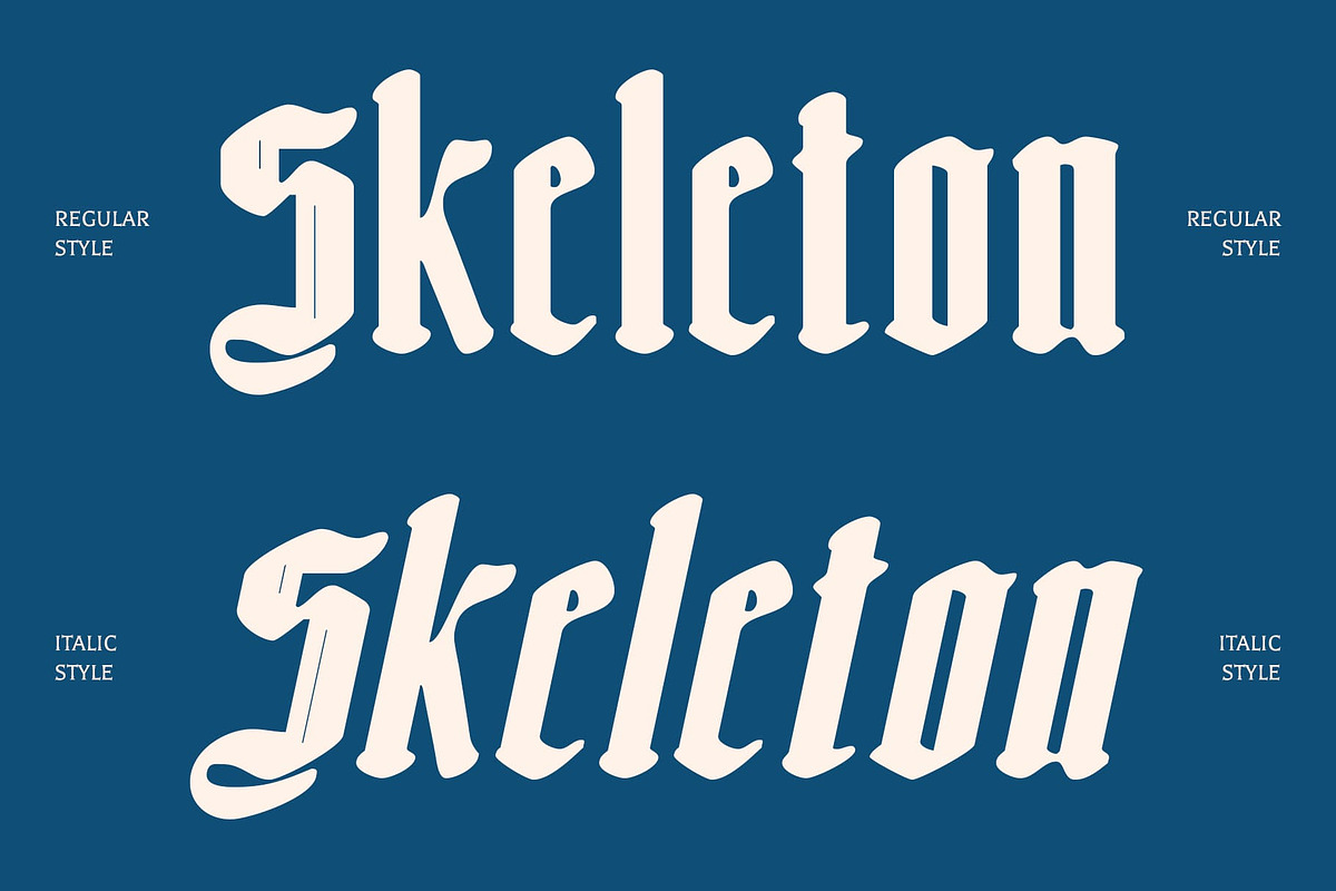 CS Namika Drawn, a Blackletter Font by Craft Supply Co. (Photo 3 of 8)