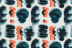 Watercolor Abstract Seamless Pattern