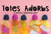 Totes Adorbs Font, a Font by Sabrina Schleiger Design (Thumbnail 1 of 3)