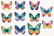 Pastel Butterfly PNG Sublimation, an Illustration by Designworld (Thumbnail 4 of 10)