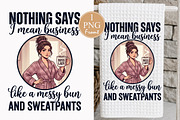 Sarcastic Coffee Lover Kitchen Towel, a Seasonal Illustration by Rose Art (Thumbnail 2 of 3)