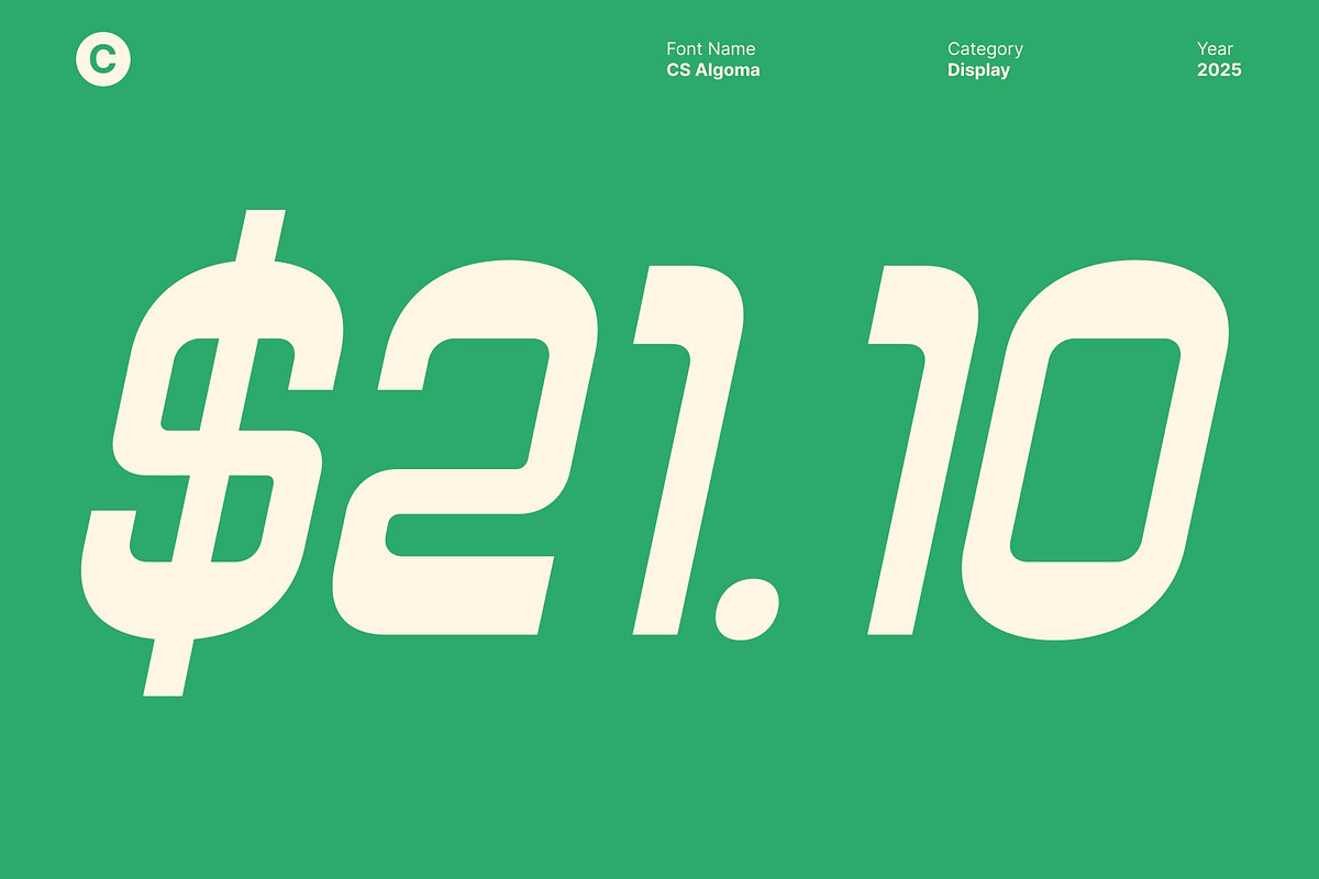 CS Algoma – Reverse Contrast Font, a Sans Serif Font by Craft Supply Co. (Photo 3 of 8)