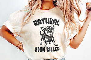 Born Killer Chihuahua PNG Clipart