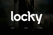 Locky – Contemporary Sans Font, a Sans Serif Font by Artiveko (Thumbnail 1 of 3)