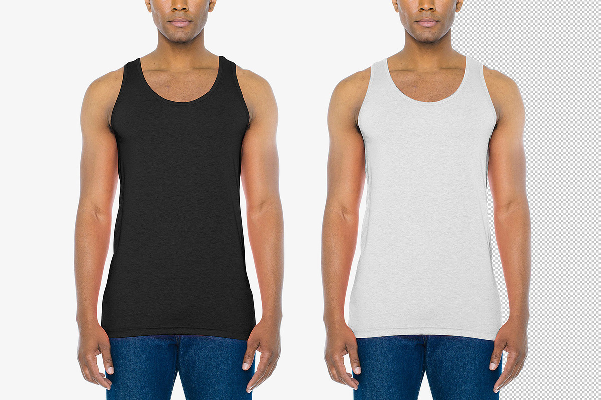 Tank Top Mock-Up (African Model), a Shirt Mockup by Mock-up Store (Photo 7 of 7)