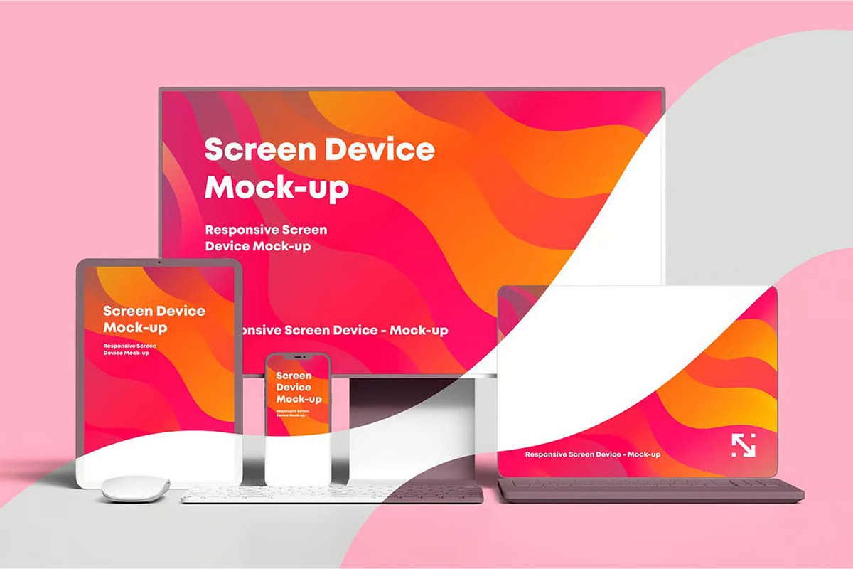 Responsive Clay Screen Device Mockup, a Device Mockup by zippypixelstudio (Photo 13 of 13)