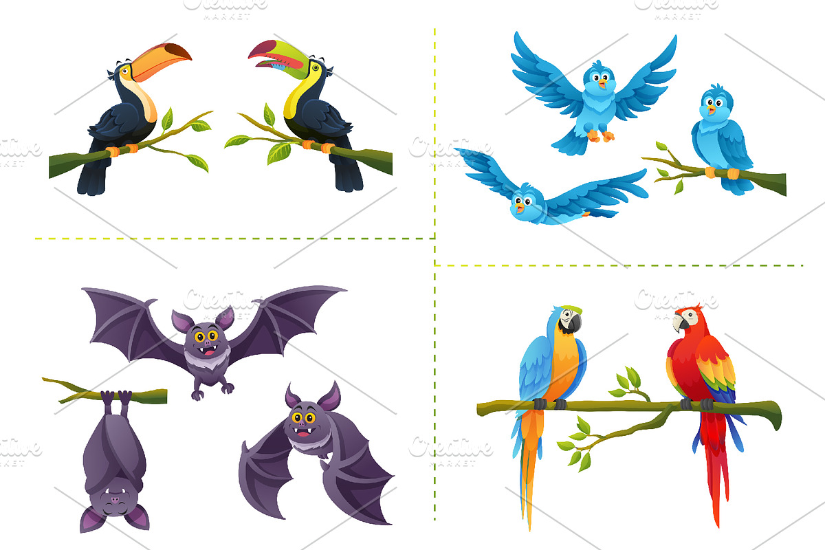 Cartoon Animals Collection, an Animal Illustration by YG Studio (Photo 10 of 15)