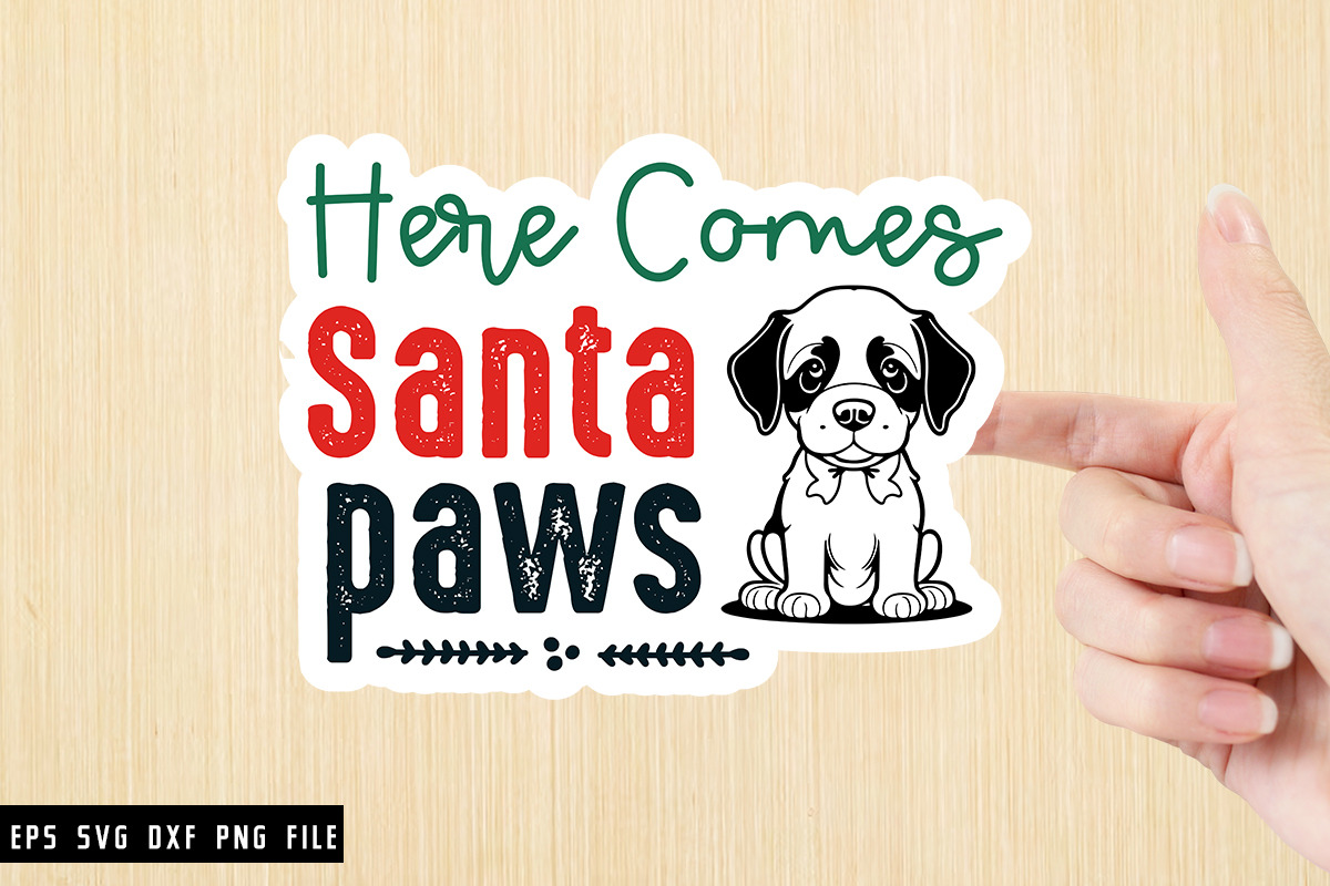 Christmas Dog Sticker Bundle, a Graphic by crative8112 (Photo 11 of 12)