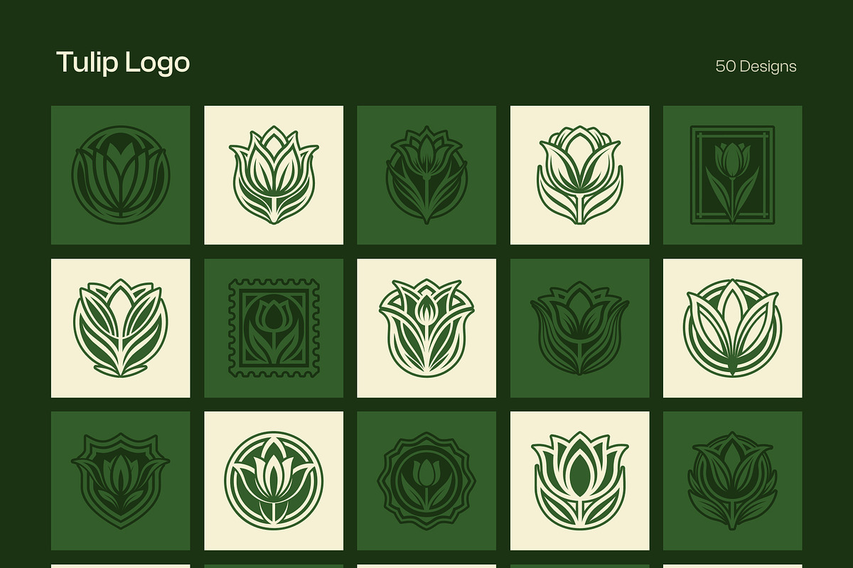 Nature Logo Bundle, a Solid Icon by Creative Stall (Photo 33 of 36)