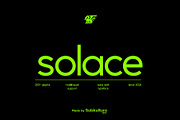 Solace - Geometric Sans Serif, a Sans Serif Font by subkulturetype (Thumbnail 1 of 8)