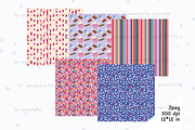 Movie Night Digital Paper, a Pattern Graphic by GlamArtZhanna (Thumbnail 3 of 4)