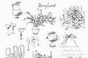 Being Loved - Vintage Line Art, a Decorative Illustration by whiteheartdesign (Thumbnail 7 of 14)