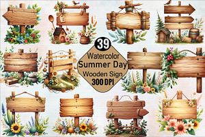 Summer Day Wooden Sign Sublimation C, an Illustration by SVGArt