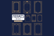 Art Deco 9 Vertical Frames, a Decorative Illustration by Stanislav Kharchevskyi (Thumbnail 1 of 3)