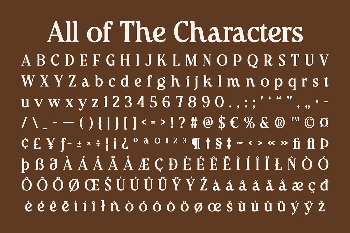 CS Raluca – Retro Font, a Serif Font by Craft Supply Co. (Photo 8 of 8)