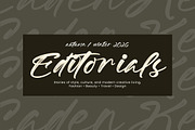 Editonials Modern Signature Brush, a Script Font by operatype.co (Thumbnail 6 of 8)