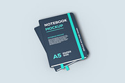 High Quality Notebook Mockup, a Books & Magazine Mockup by LOGTURNAL (Thumbnail 3 of 4)