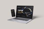 Laptop and Iphone Mockup, a Wearable Device Mockup by Twins_studio926 (Thumbnail 2 of 5)