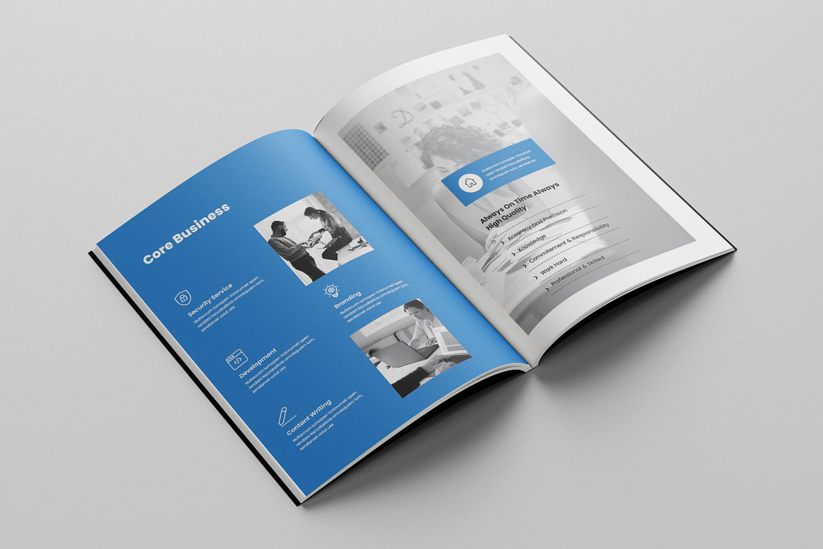Business Proposal Template, Brochure, a Brochure Template by Niofix (Photo 5 of 6)