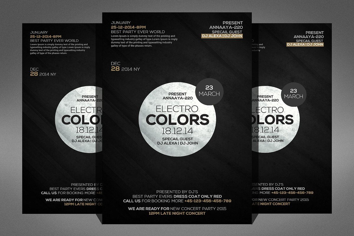 100 Party Flyer Bundle, a Flyer Template by Graphic Templates (Photo 38 of 101)